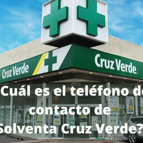Cuál es el teléfono de contacto de Solventa Cruz Verde