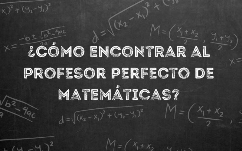 encontrar profesor matematicas chile
